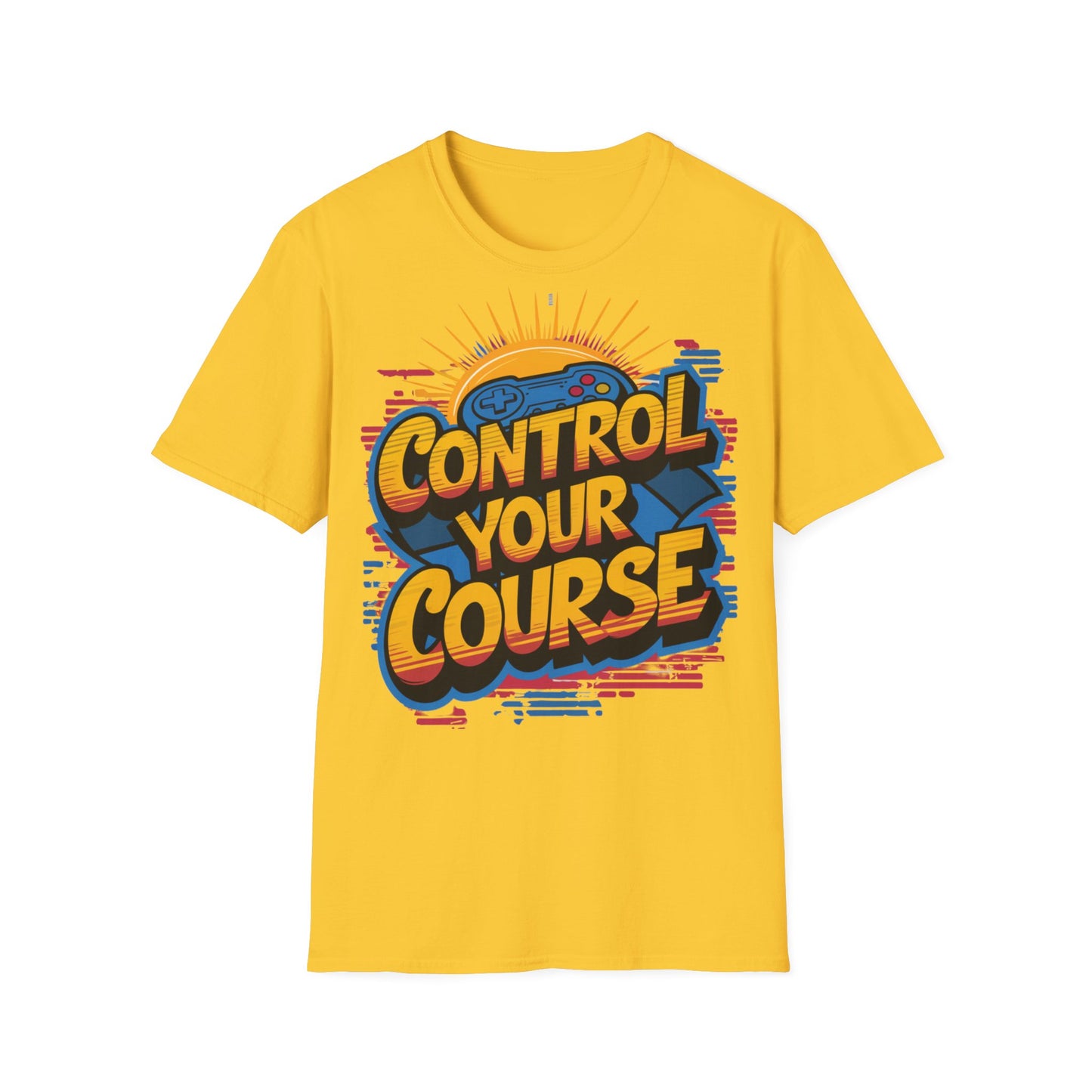 Control Your Course  - One Sided Print - Softstyle T-Shirt