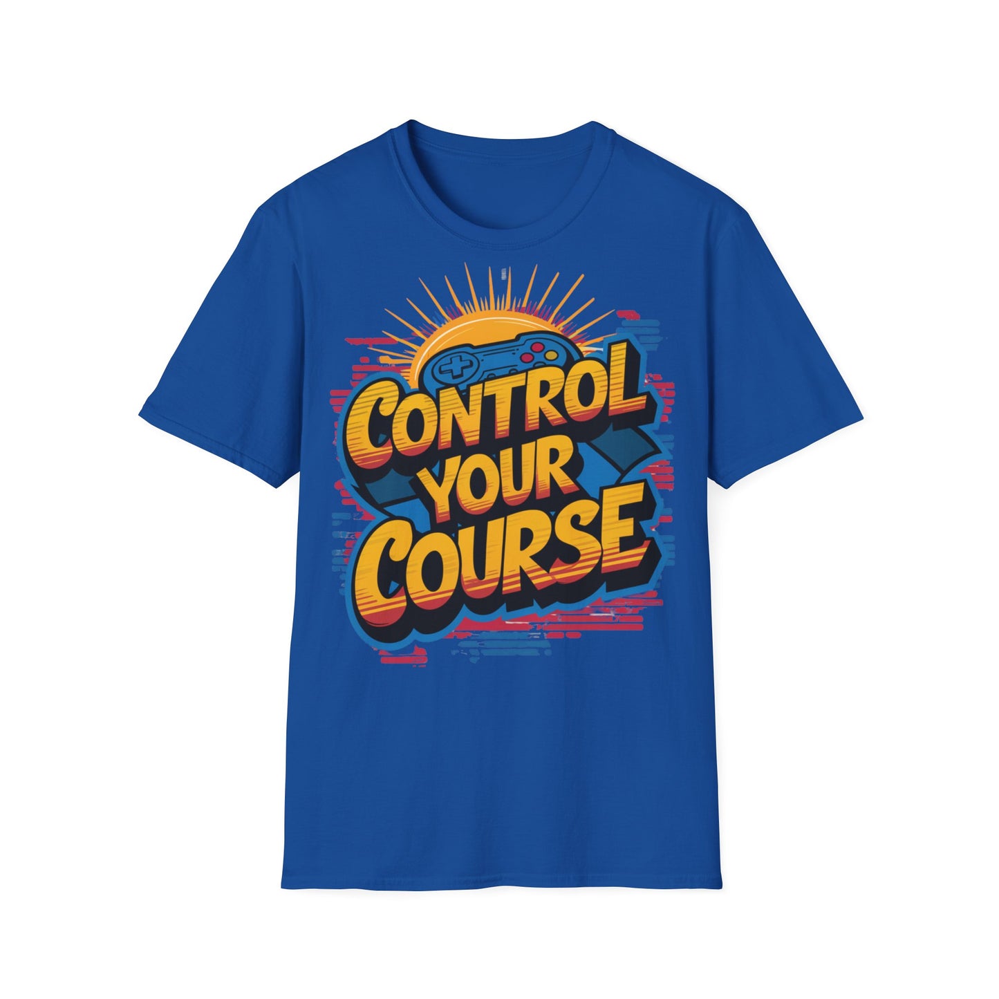 Control Your Course  - One Sided Print - Softstyle T-Shirt