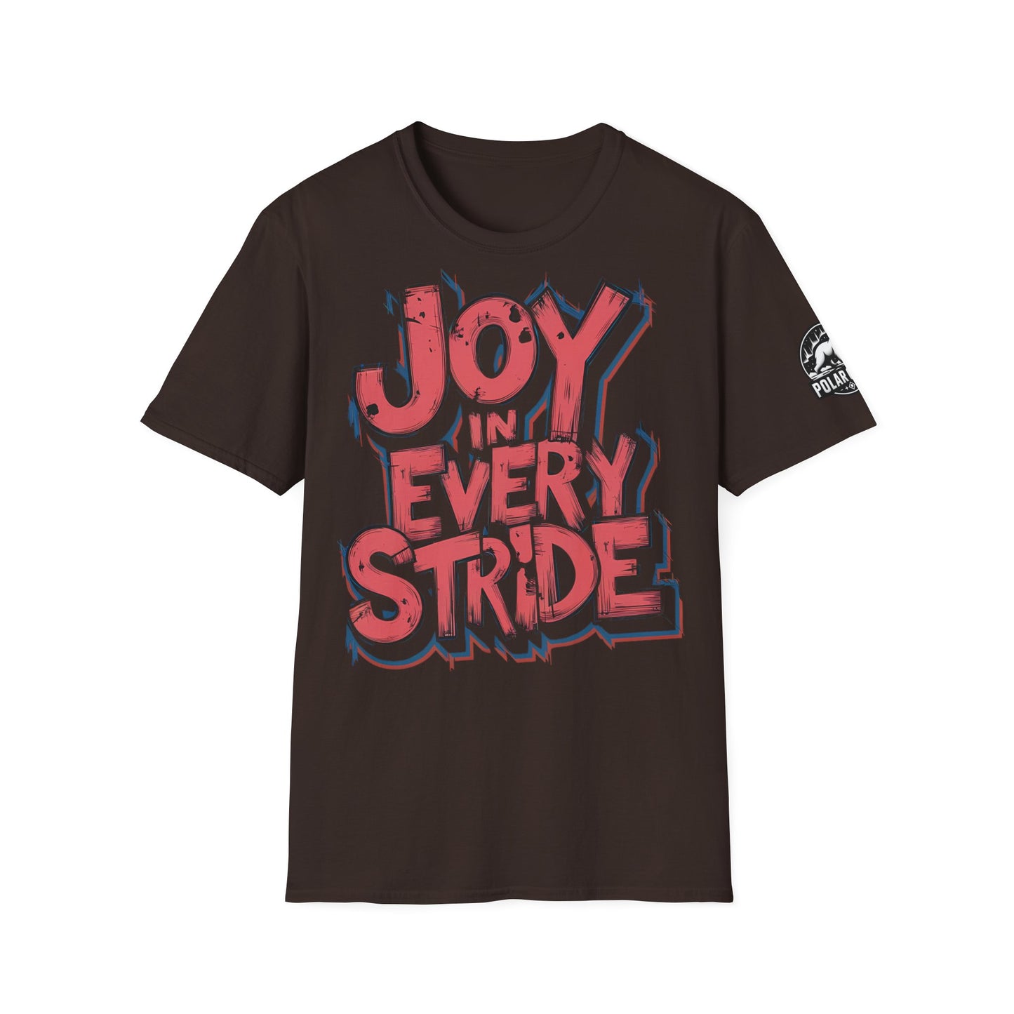 Joy In Every Stride - Front & Side Prints - Softstyle T-Shirt