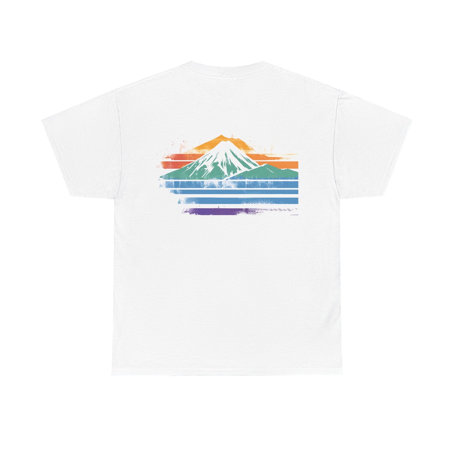 Mount Fuji White - Double Sided - White