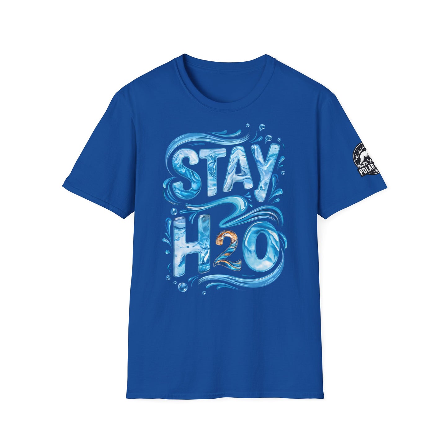 Stay H2O - Front & Side Prints - Softstyle T-Shirt