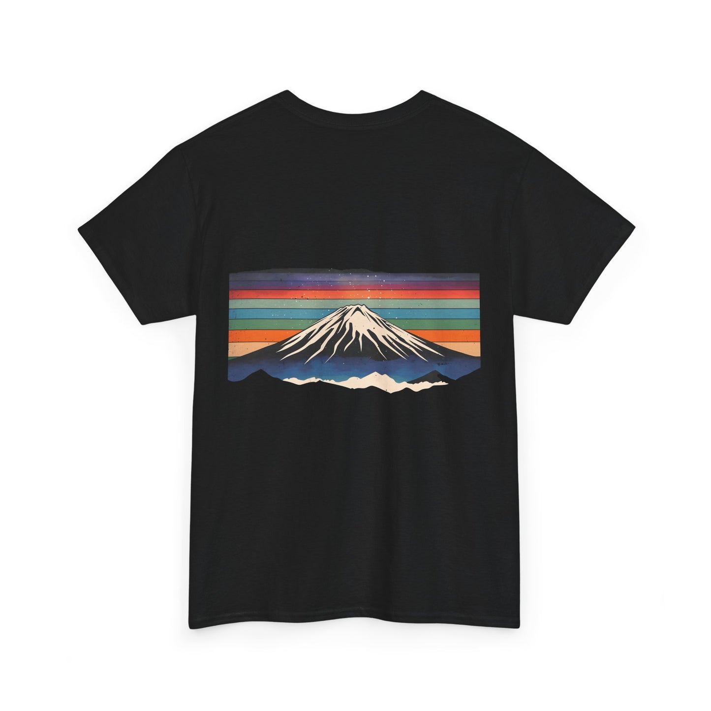 Mount Fuji Black - Double Sided - Black