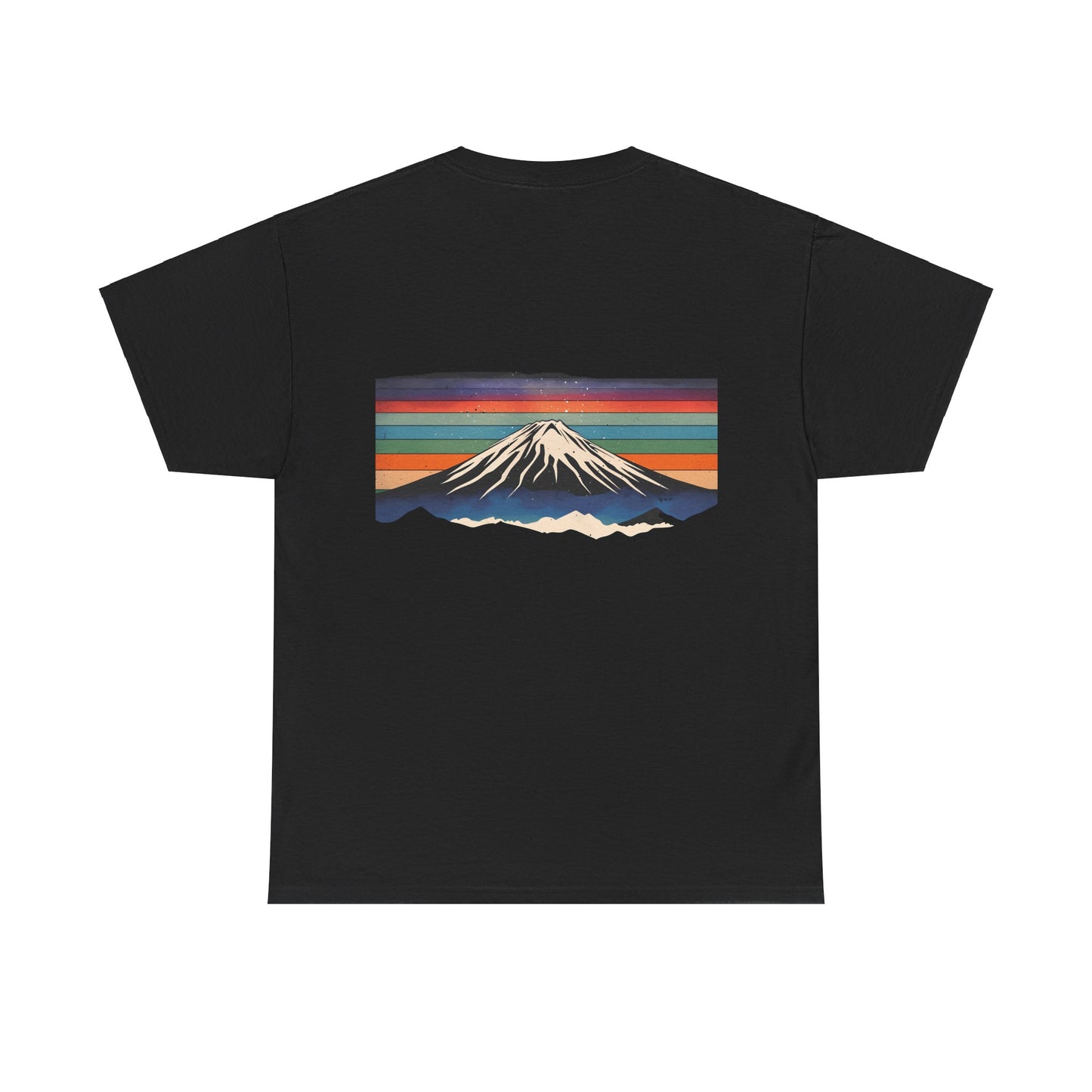 Mount Fuji Black - Double Sided - Black