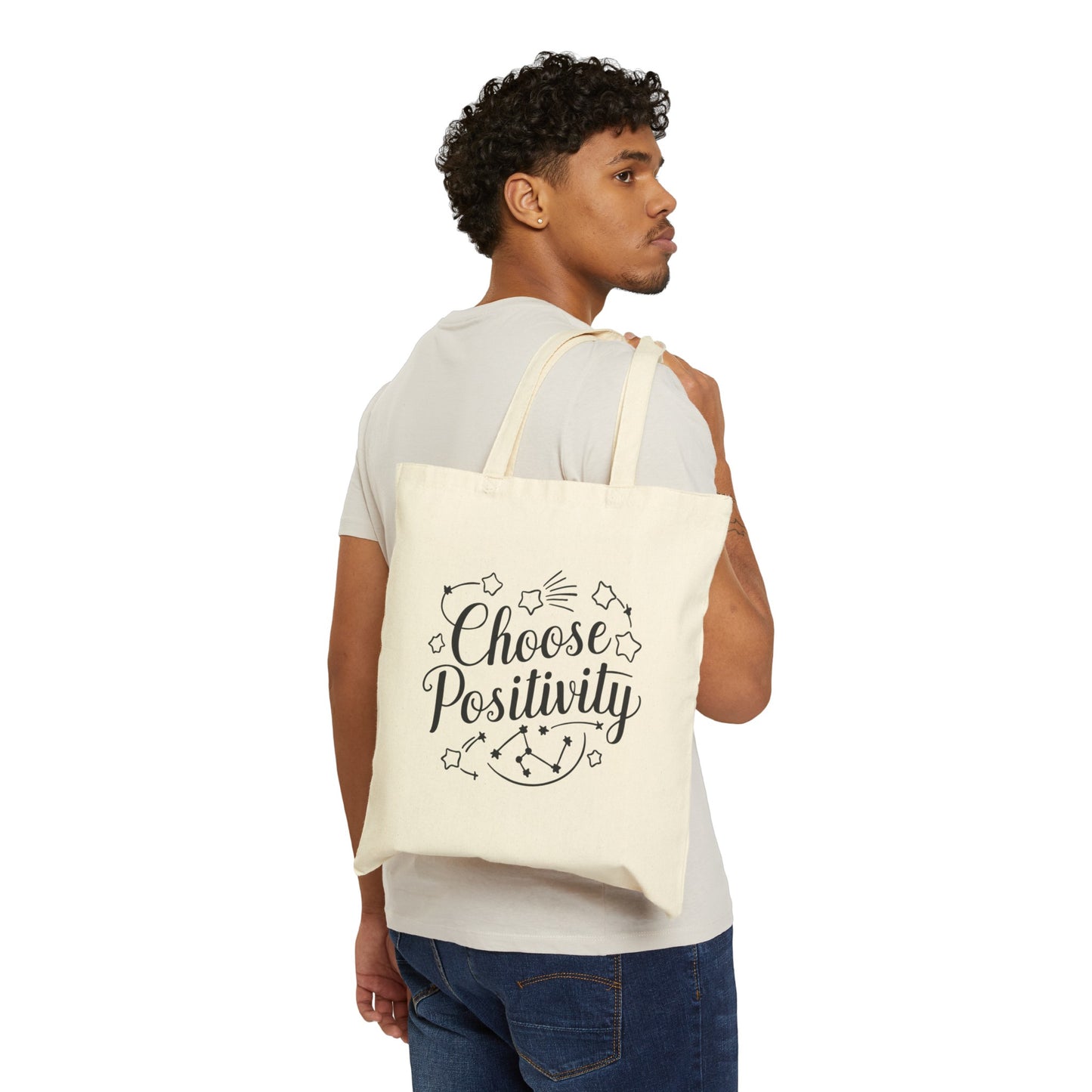 Choose Positivity Tote Bag 15x16