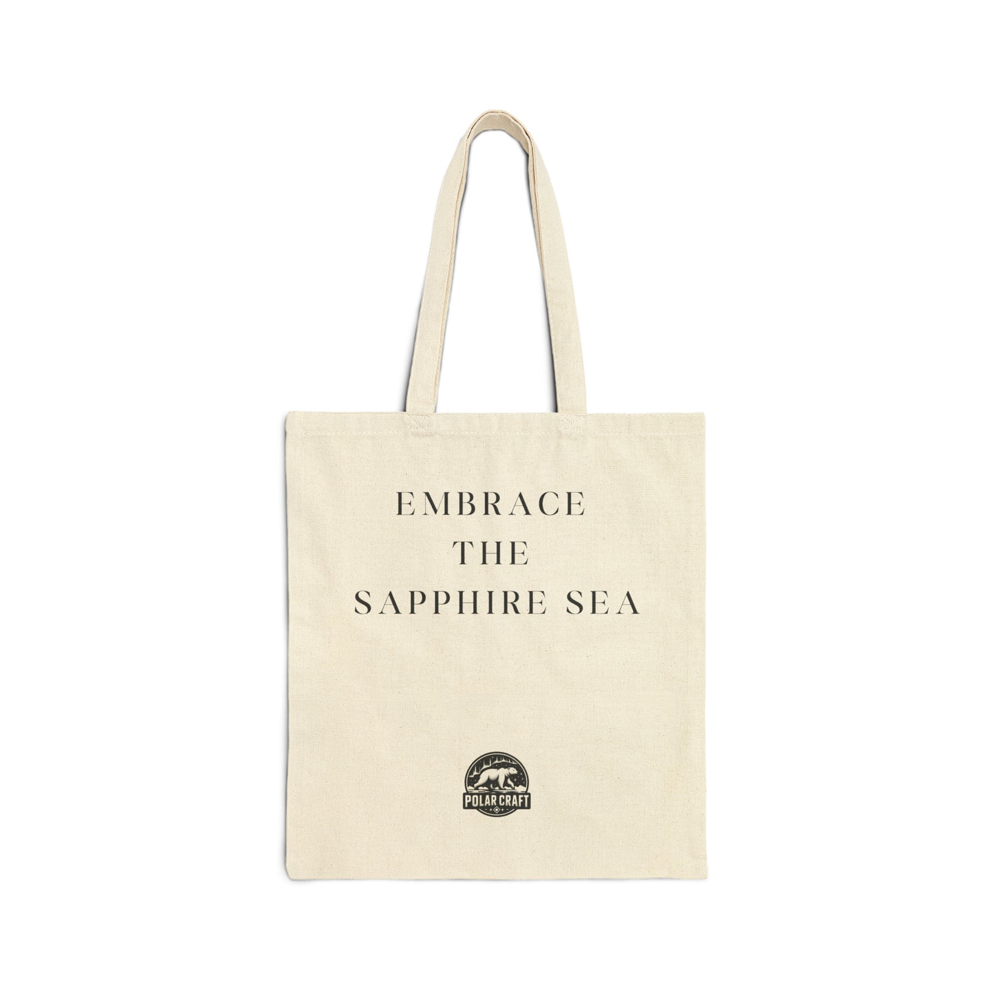 Embrace the Saphire Sea Tote Bag 15x16