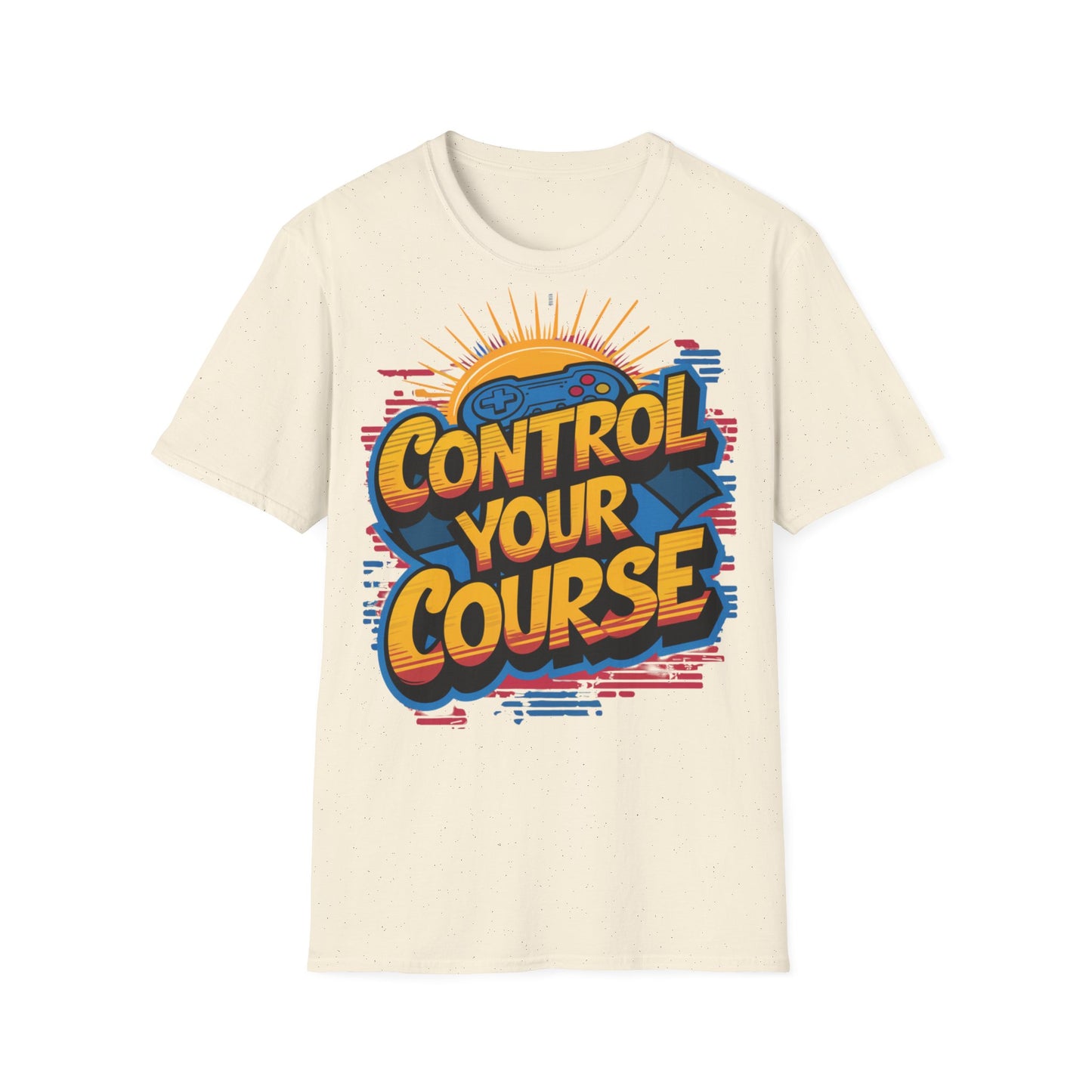 Control Your Course  - One Sided Print - Softstyle T-Shirt