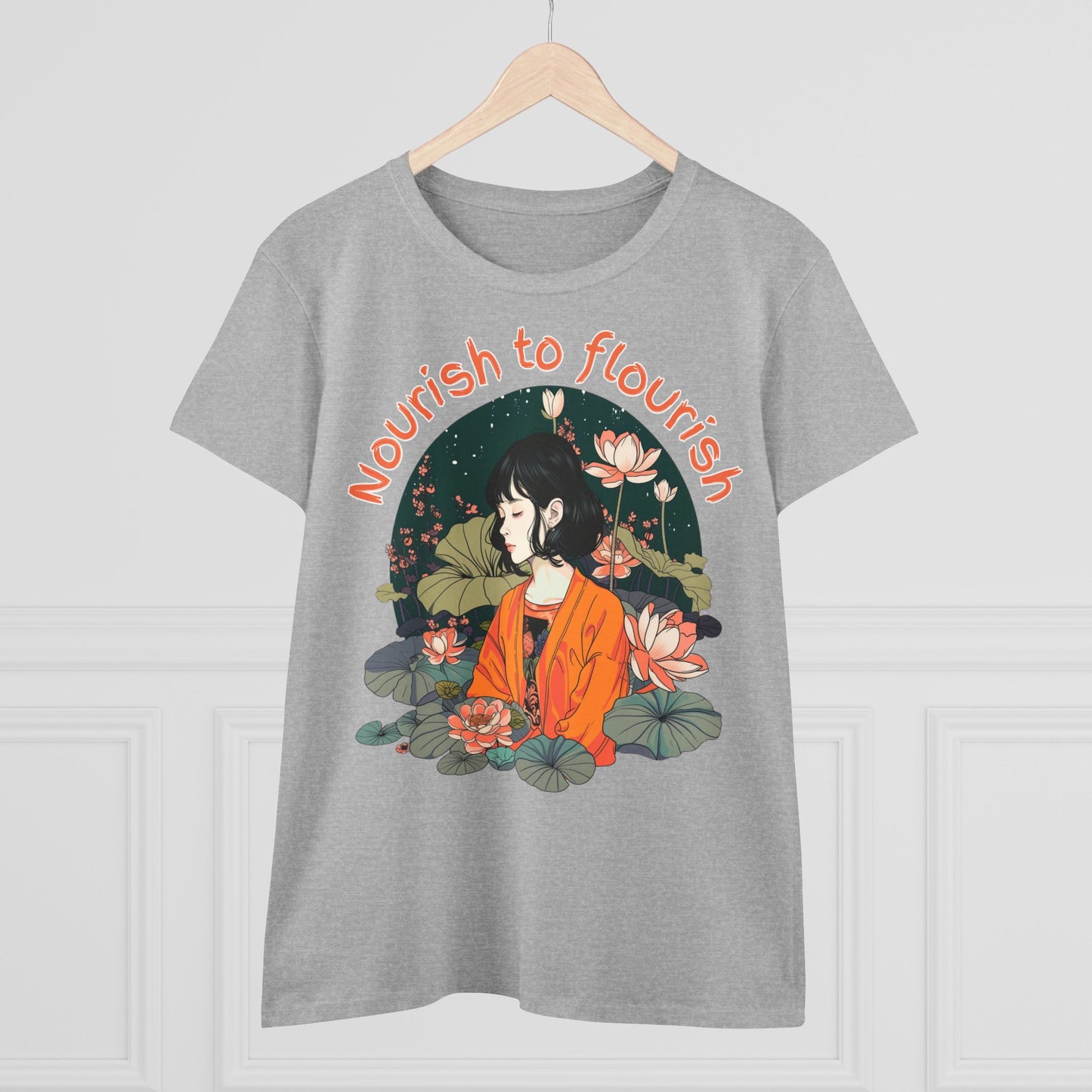 Nourish to Flourish  - Colours - One Sided Print - Women's