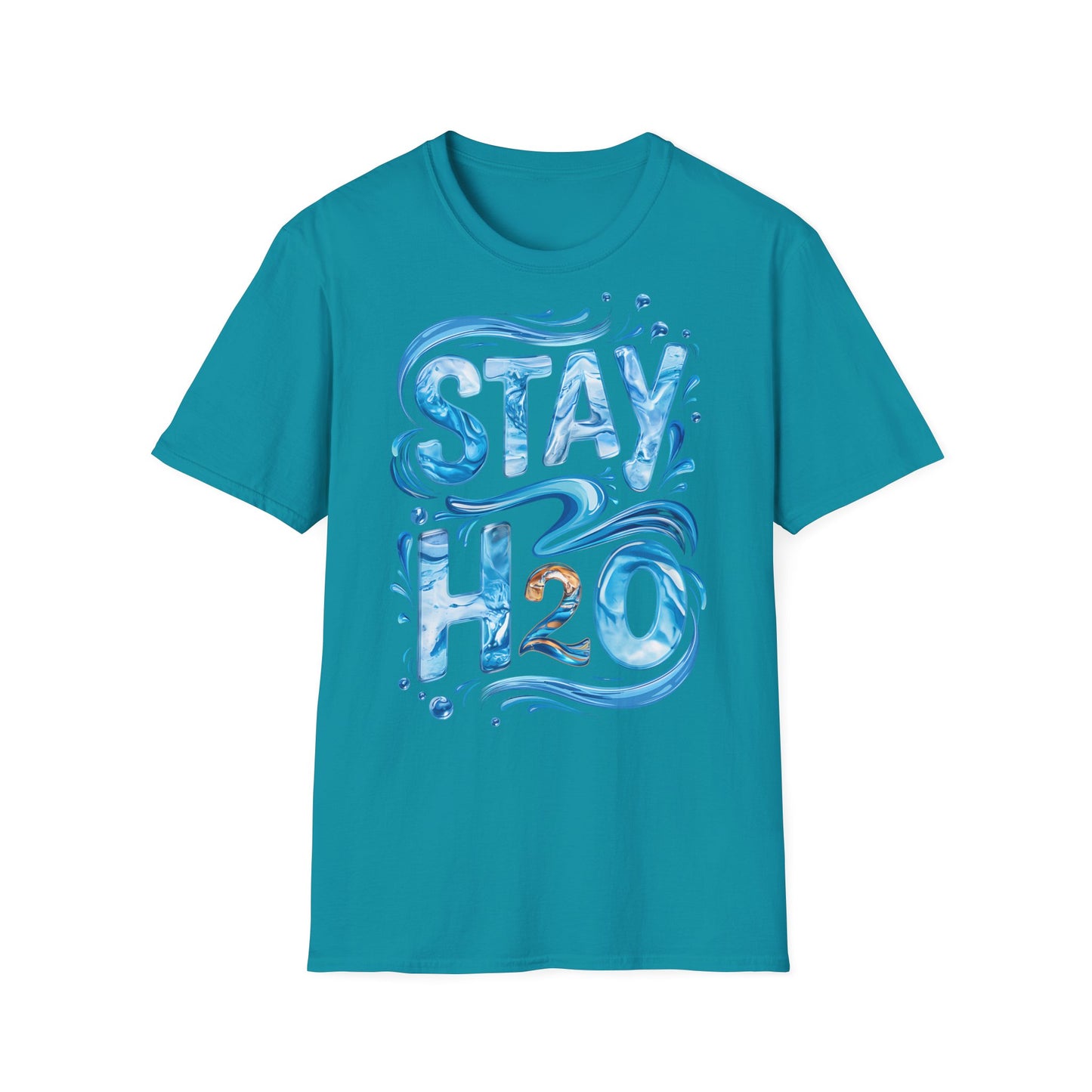 Stay H20  - One Sided Print - Softstyle T-Shirt