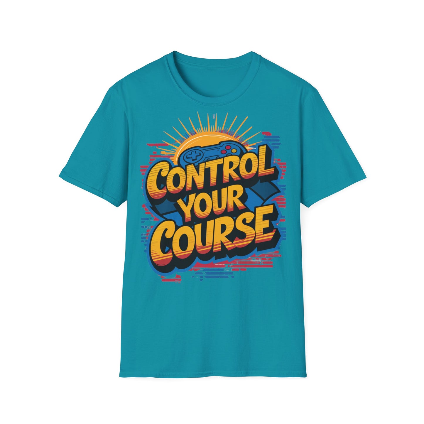 Control Your Course  - One Sided Print - Softstyle T-Shirt