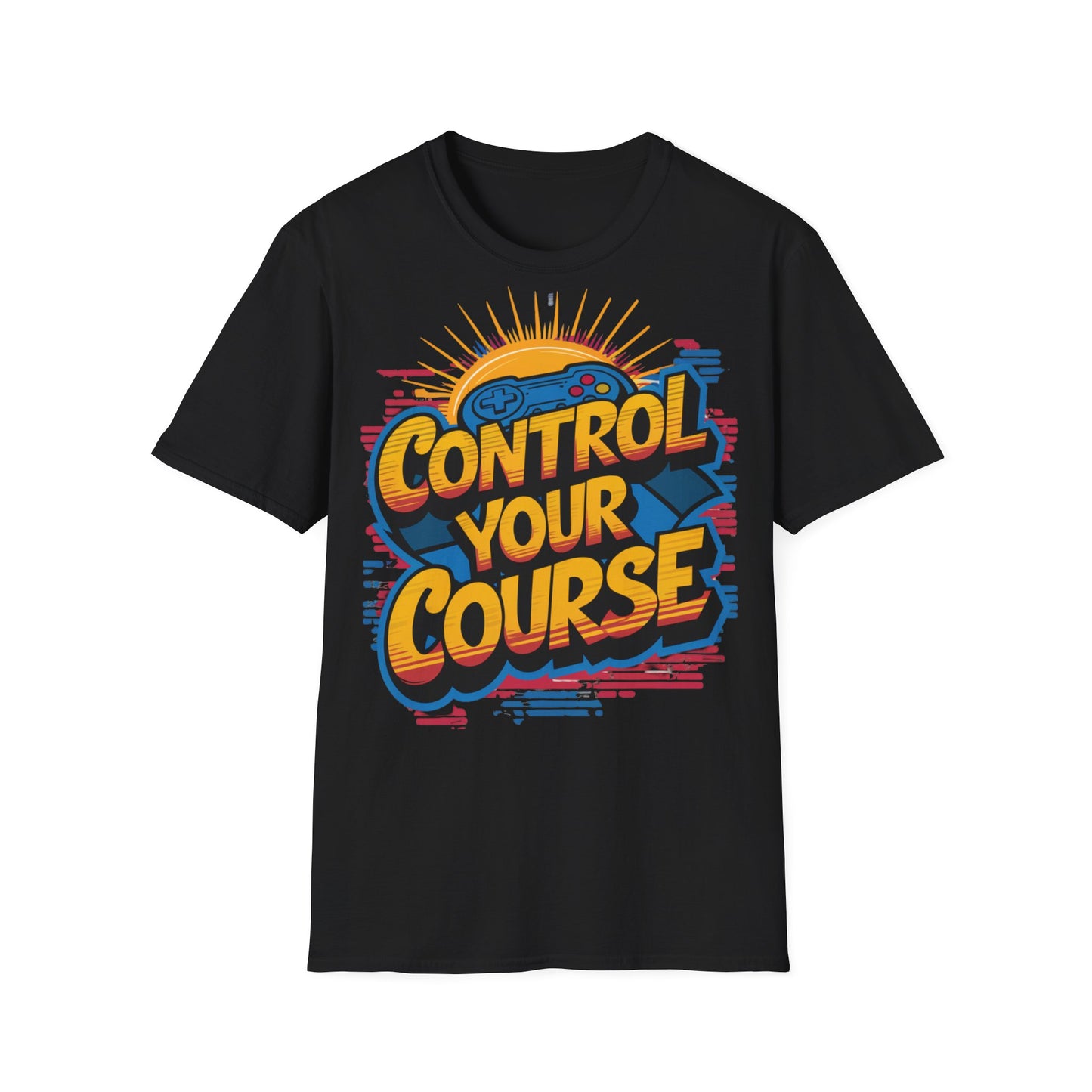 Control Your Course  - One Sided Print - Softstyle T-Shirt