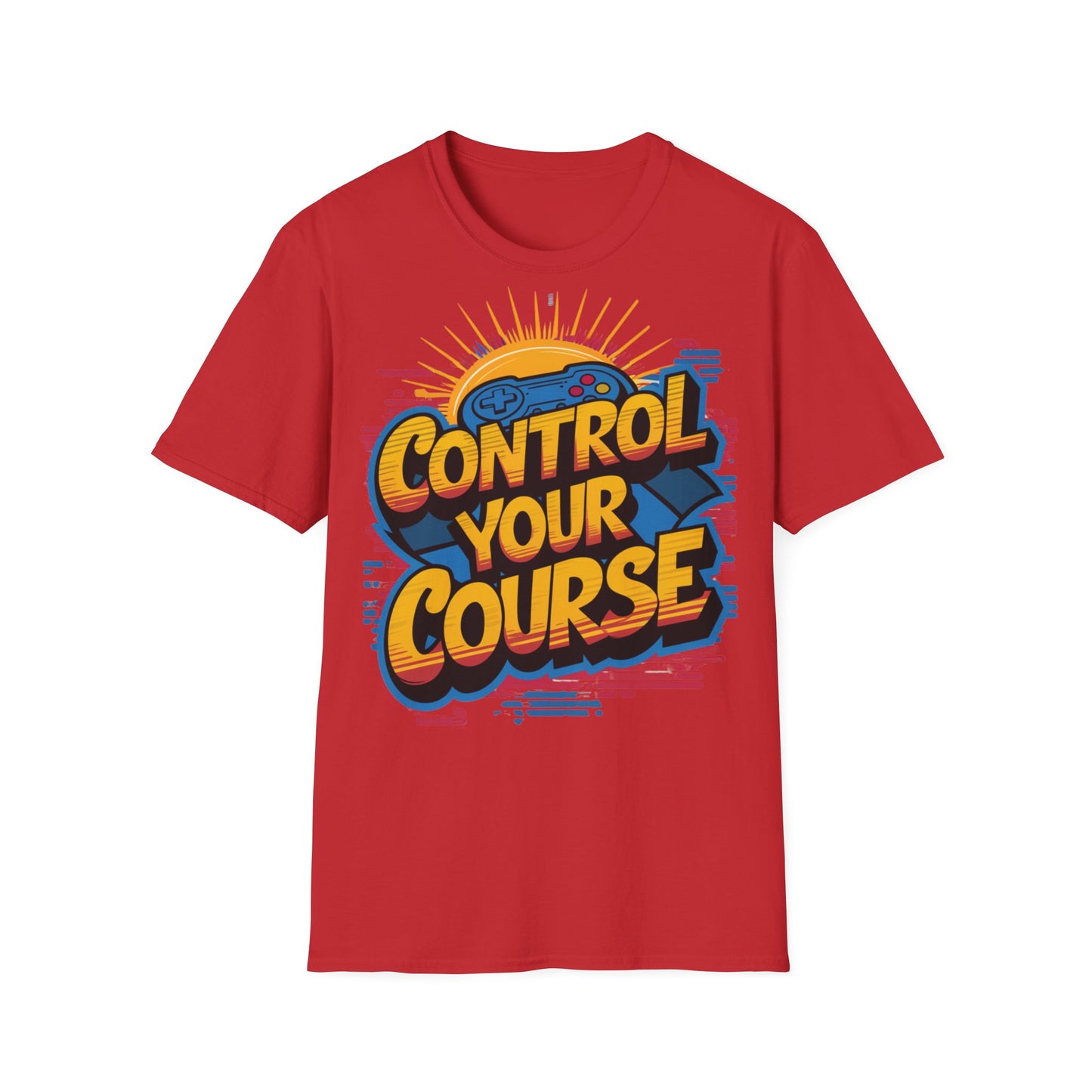 Control Your Course  - One Sided Print - Softstyle T-Shirt