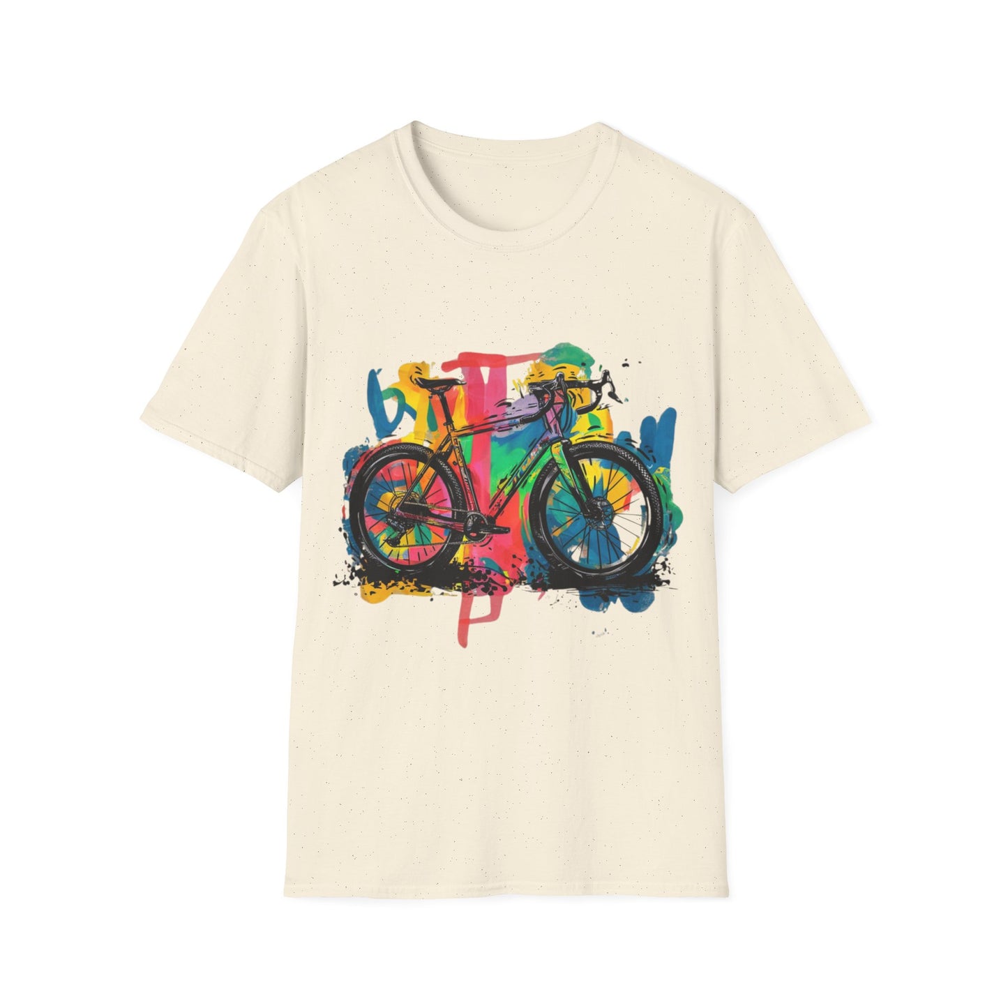 Gravel Bike  - One Sided Print - Softstyle T-Shirt