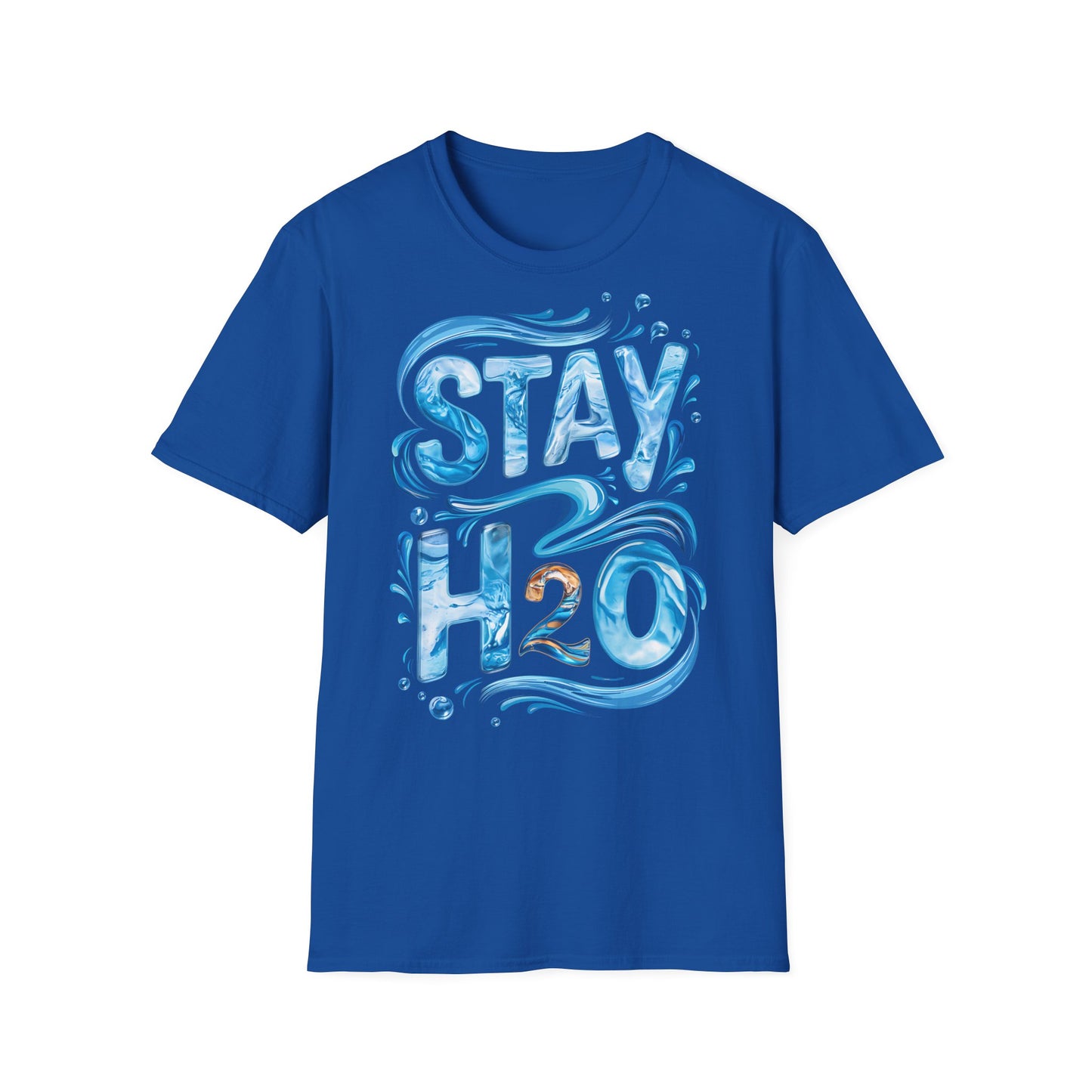 Stay H20  - One Sided Print - Softstyle T-Shirt