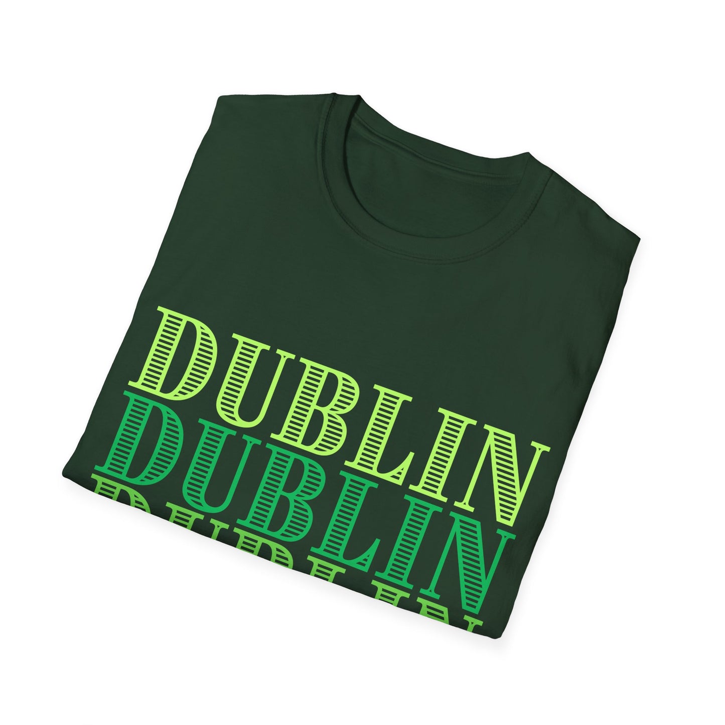 Dublin - Front & Side Prints - Softstyle T-Shirt