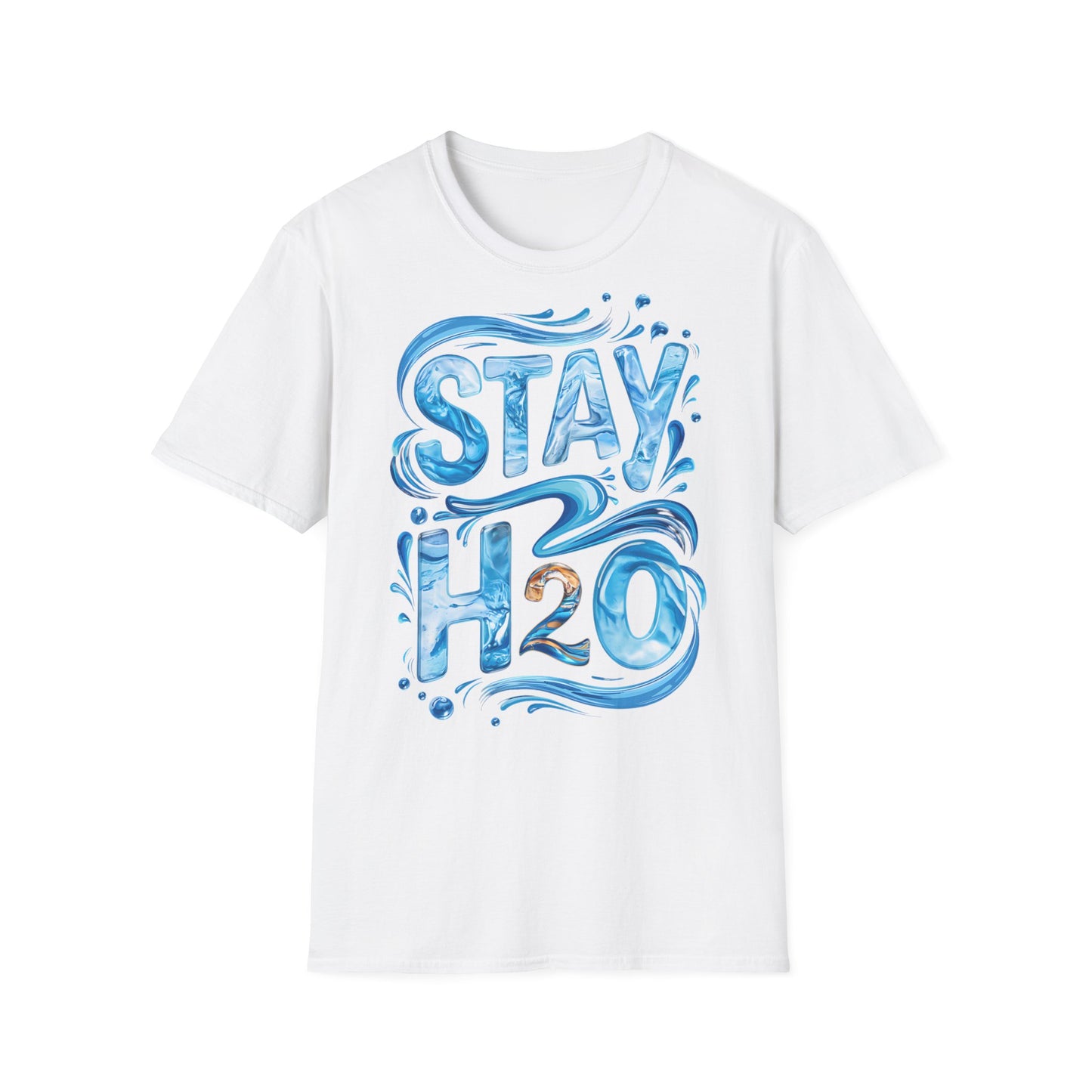 Stay H20  - One Sided Print - Softstyle T-Shirt