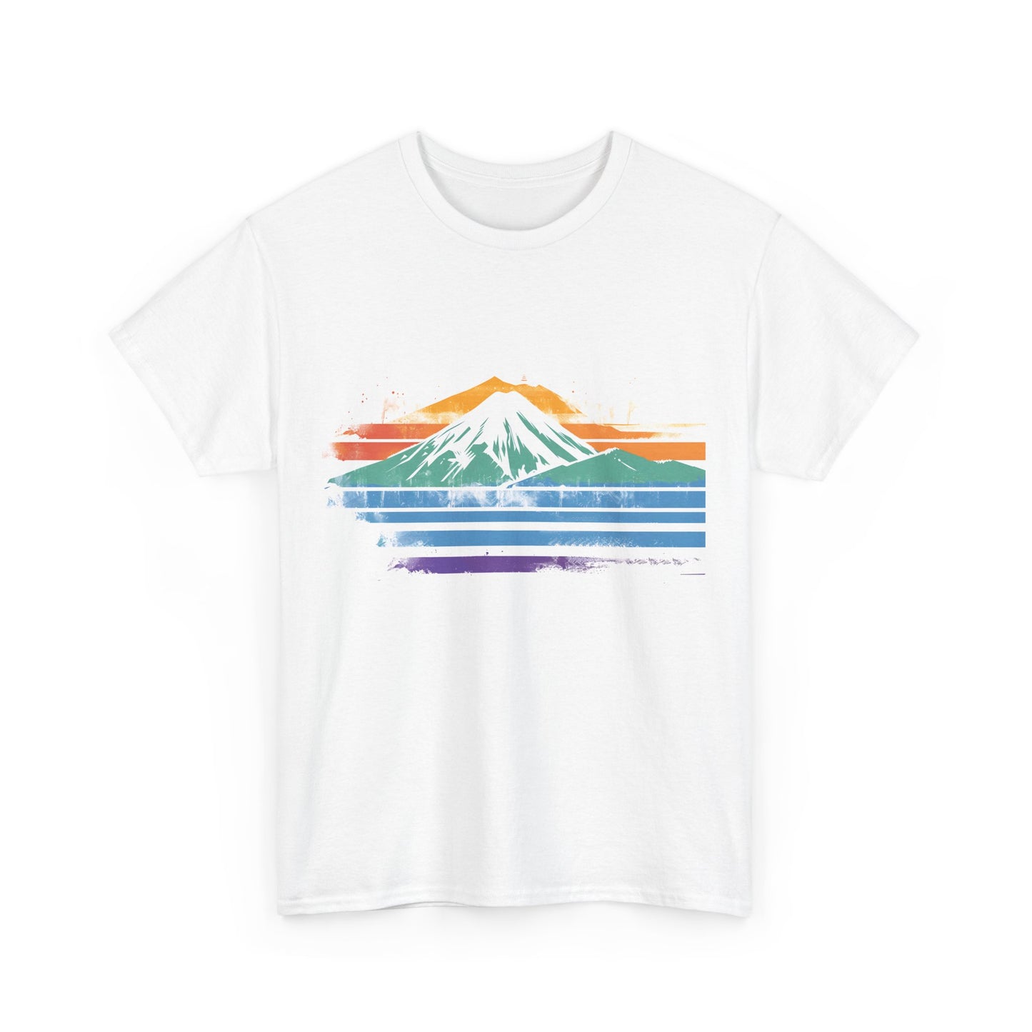 Mount Fuji White - One Sided - Black