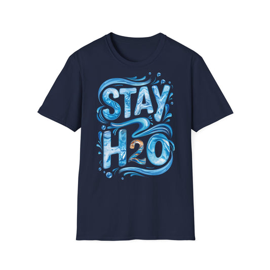 Stay H20  - One Sided Print - Softstyle T-Shirt