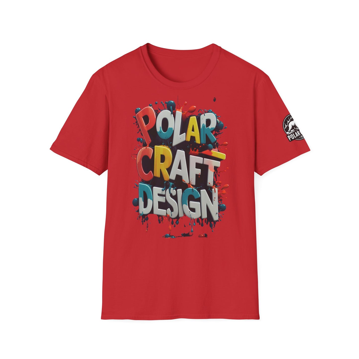 Polar Craft Design Paint - Front & Side Prints - Softstyle T-Shirt