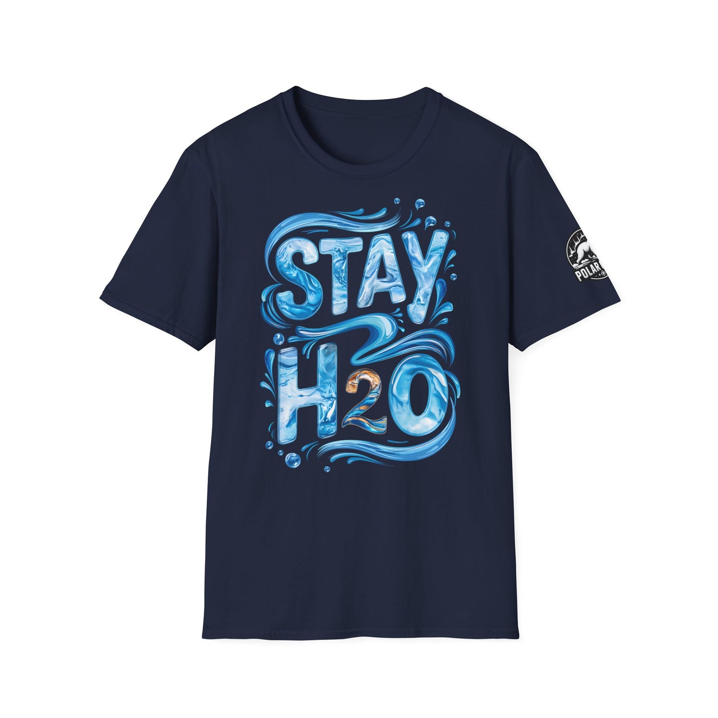 Stay H2O - Front & Side Prints - Softstyle T-Shirt