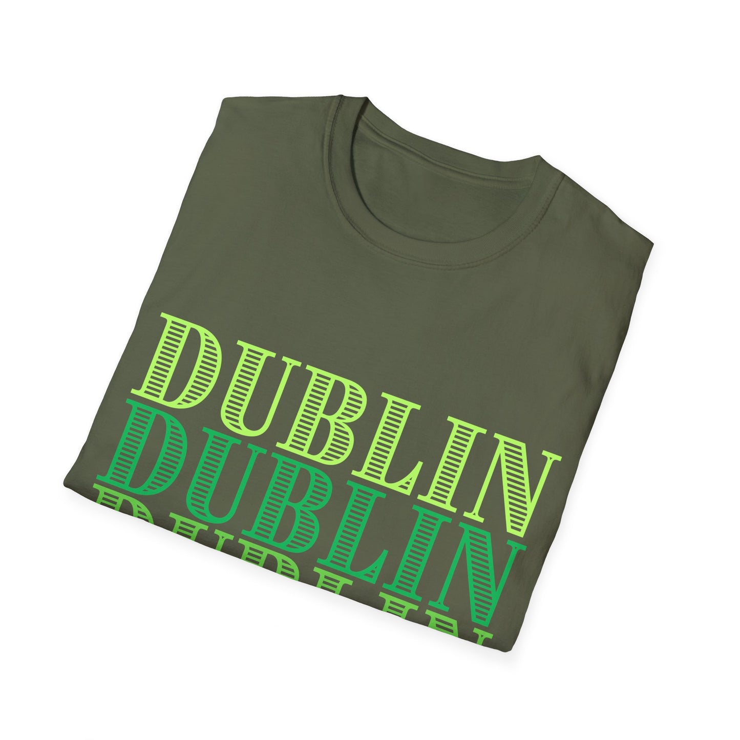 Dublin - Front & Side Prints - Softstyle T-Shirt