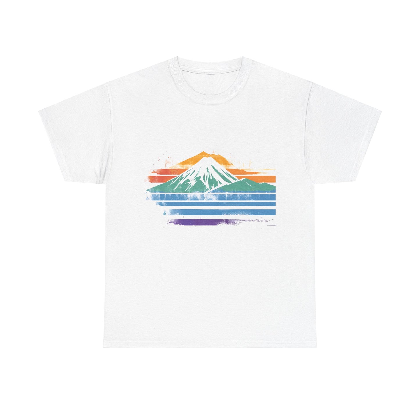 Mount Fuji White - One Sided - Black