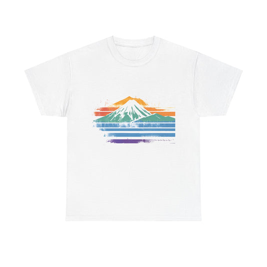 Mount Fuji White - One Sided - Black