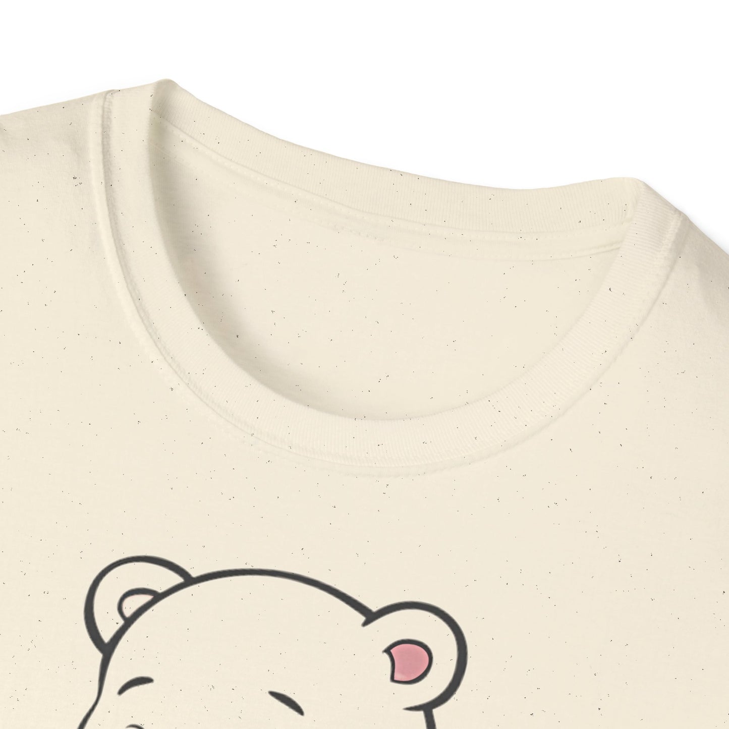 Polar Bear Laptop  - One Sided Print - Softstyle T-Shirt